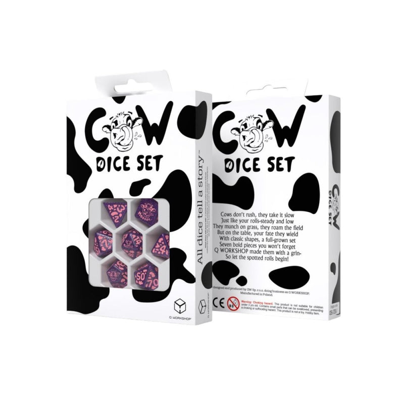 Q Workshop – Cow Dice Set: RaMOOna