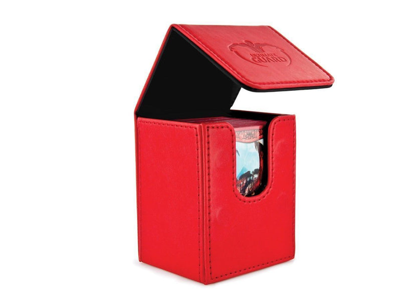 Ultimate Guard Flip Deck Case 100+ Standard Size Red Deck Box