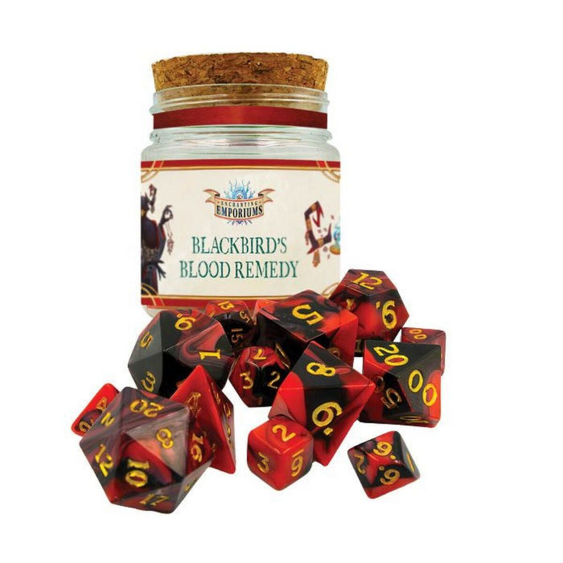 Enchanting Emporiums - Flavor of Fortune Dice Potion - Blackbird's Blood Remedy