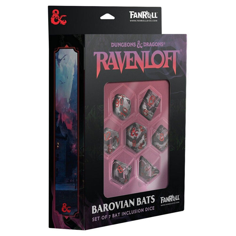 Fanroll: D&D Ravenloft Inclusion Dice Set: Bats