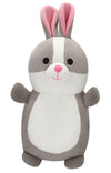 Squishmallows  10in Hugmees - Grey and White Rabbit