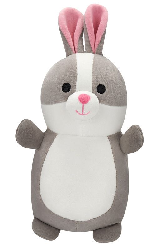 Squishmallows  10in Hugmees - Grey and White Rabbit