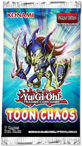 Yu-Gi-Oh Toon Chaos Booster pack (7 cards)