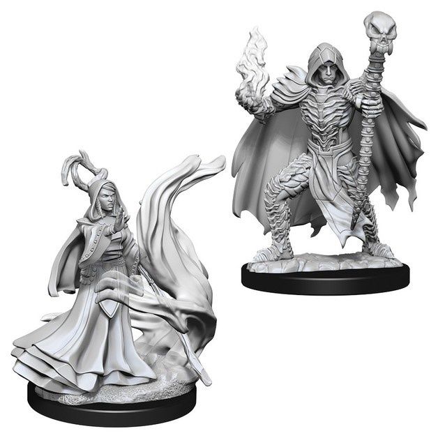 Pathfinder Deep Cuts Unpainted Miniatures Necromancers