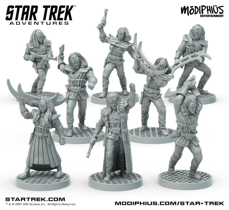 Star Trek Adventures Klingon Warband Miniatures Set