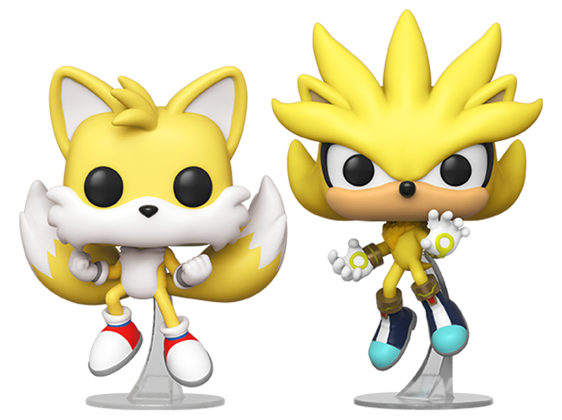 Sonic - Super Tails & Silver Pop! Vinyl Figure 2 Pack SDCC 2020