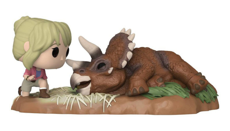 Jurassic Park - Dr. Sattler with Triceratops (US Exclusive) Pop! Moment 