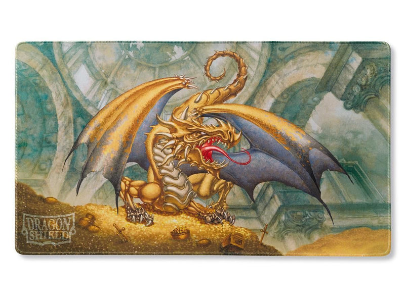 Playmat - Dragon Shield - Case and Coin - Gold Gygex