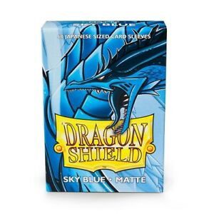 Dragon Shield: Yu-Gi-Oh! Sky Blue Matte Sleeves 60 (Japanese Size)