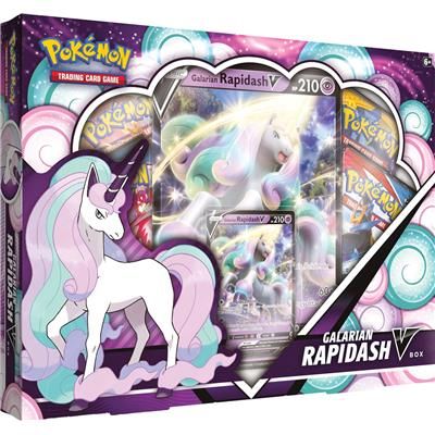 POKÉMON TCG Galarian Rapidash V Box