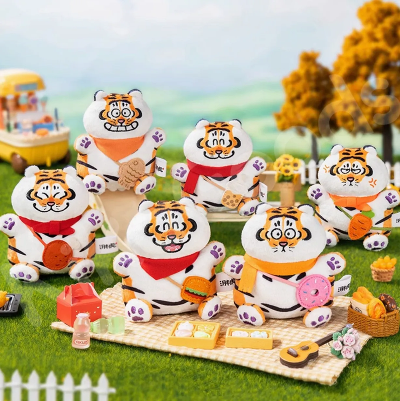 Alexander the Fat Tiger: Food Party Series Plush Blind Box (Single)