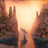 The Lord of the Rings - Grey Havens 15 Inch Environment Statue