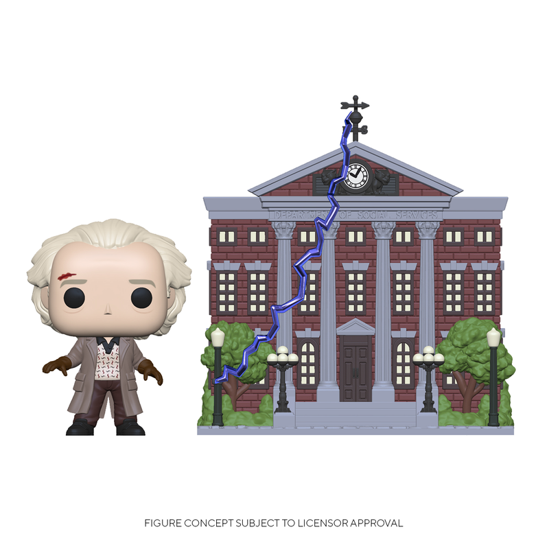 Back To The Future - Doc With Clock Tower Pop! Town