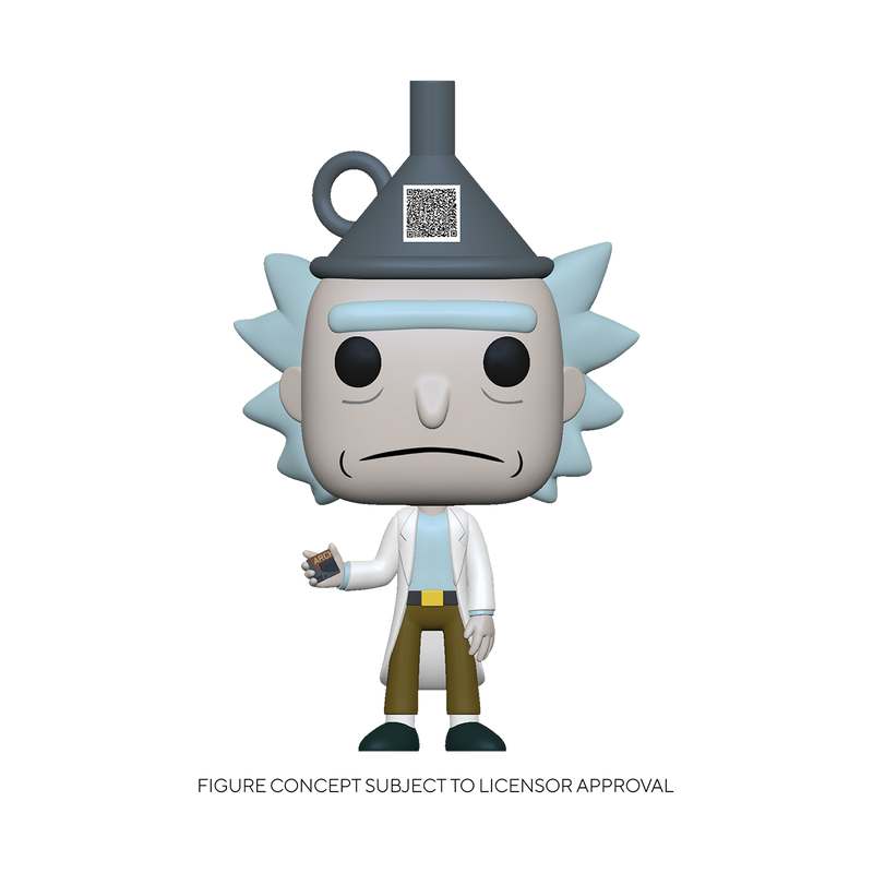 Rick & Morty - Rick with Funnel Hat (US Exclusive) Pop! Vinyl Figure