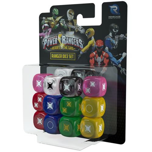 Power Rangers Heroes of the Grid Ranger Dice Set