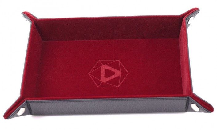 Die Hard Dice Folding Rectangle Tray - Red Velvet