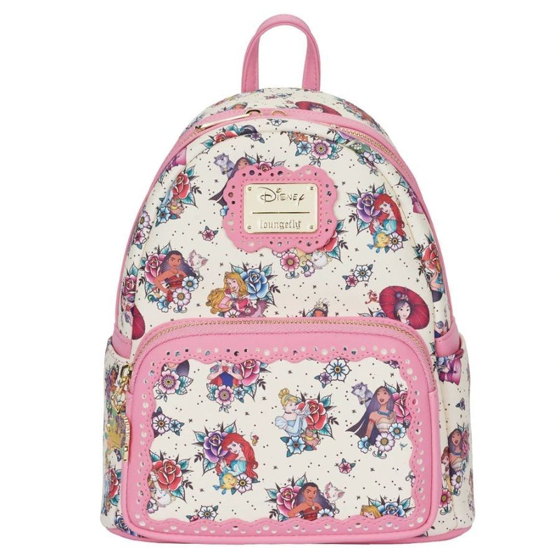 Disney Princesses - Floral Tattoo Mini Backpack