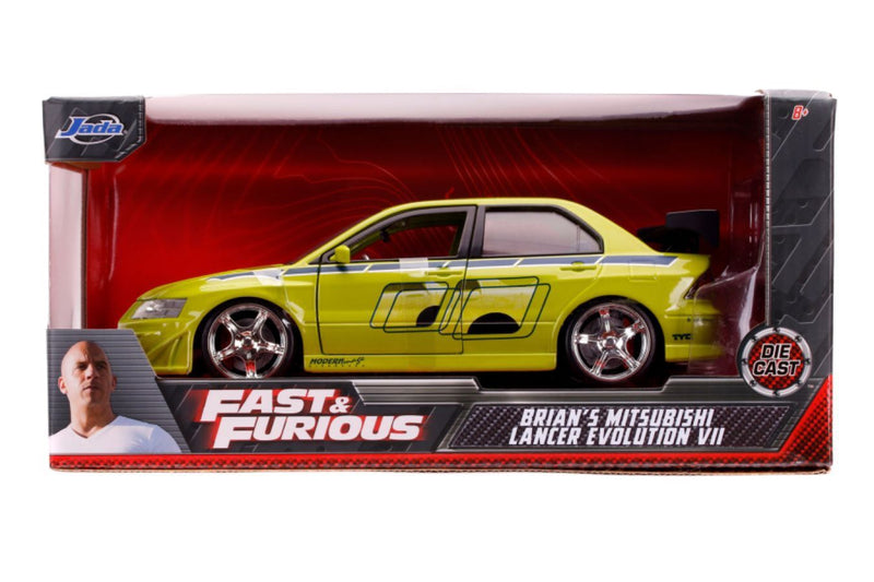 Fast & Furious - Brian's 2002 Mitsubishi Lancer Evolution VII 1:24 Scale Hollywood Ride