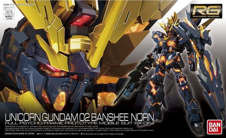RG 1/144 Unicorn Gundam 02 Banshee Norn Model Kit
