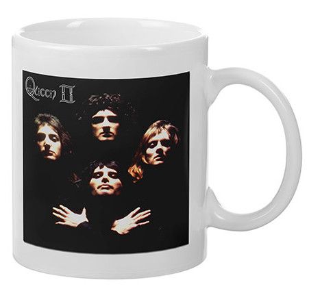 Queen - 2 Album Cover Four Faces Coffee Mug