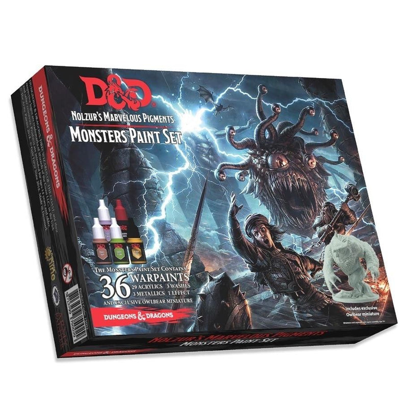 D&D Nolzur's Marvelous Pigments Monsters Paint Set