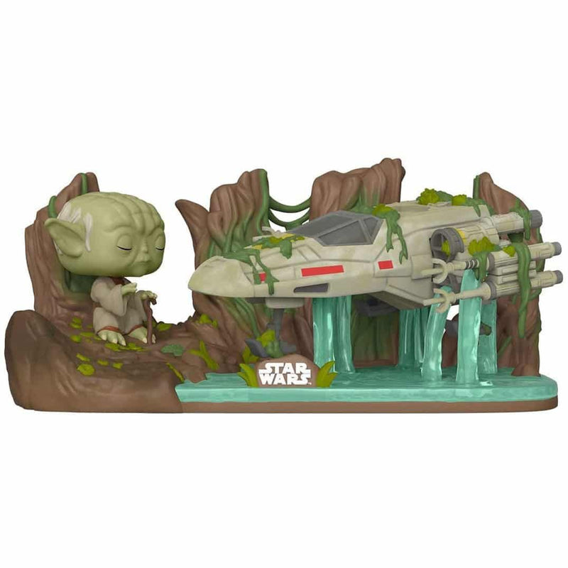 Star Wars - Yoda Lifting X-Wing Galactic Convention Exclusive Pop! Deluxe Figure