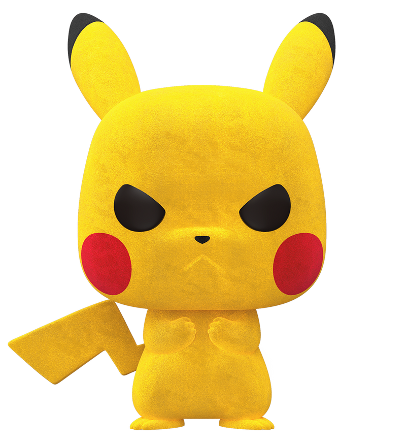 Pokemon - Pikachu Grumpy Flocked NYCC 2020 Exclusive Pop! Vinyl Figure