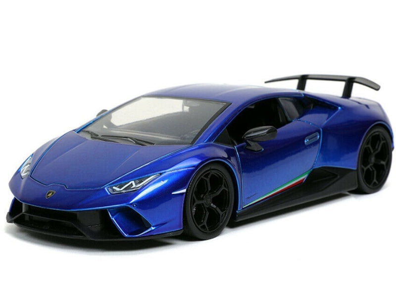 Hyperspec - 2017 Lamborghini Huracan Blue 1:24 Scale