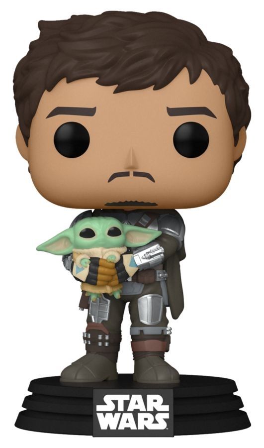 Star Wars: The Mandalorian - Mandalorian with The Child Pop! Vinyl Figure