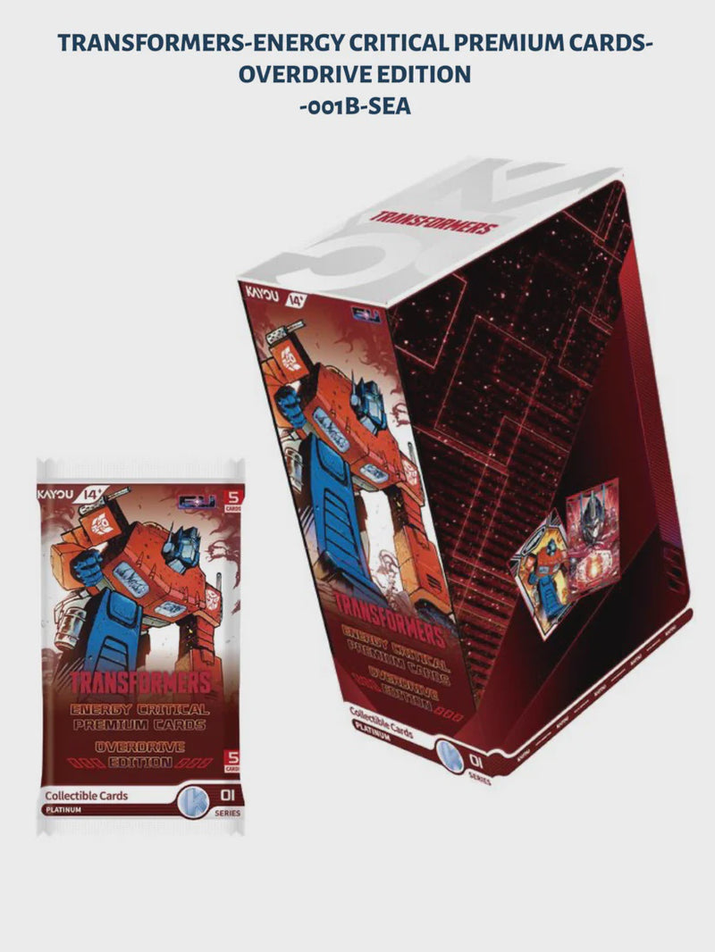 Transformers: Energy Critical Series Collectable Card Pack (Single)