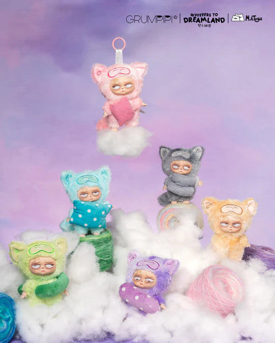 Sleepless Grumpipi: Whispers To Dreamland Series Plush Blind Box (Single)
