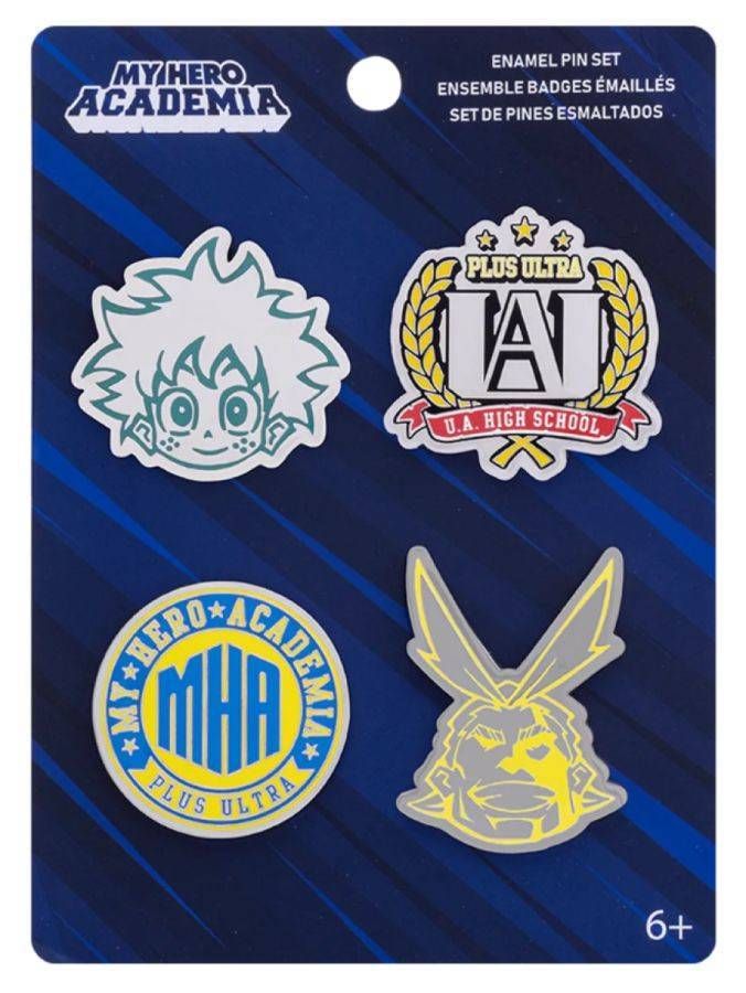My Hero Academia - UA High School Pin 4 Pack