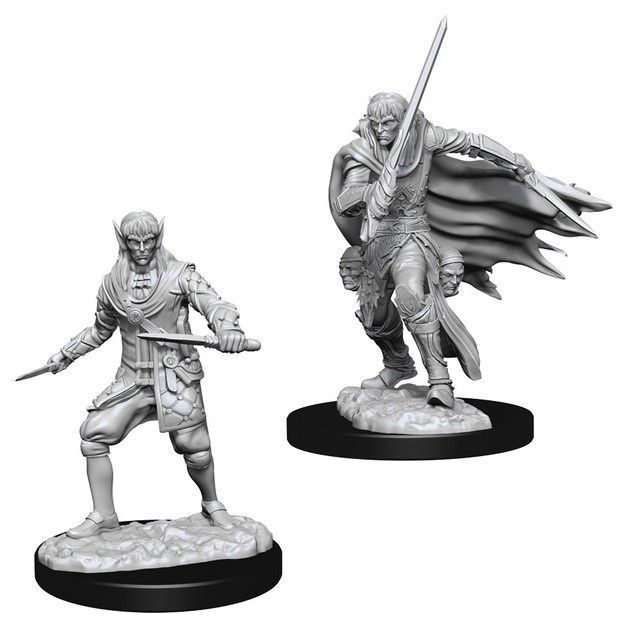 Pathfinder Deep Cuts Unpainted Miniatures Male Elf Rogue
