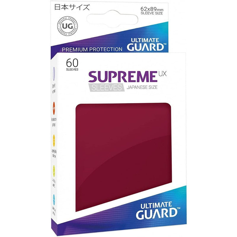 Ultimate Guard Supreme UX Sleeves Japanese Size Burgundy (60)