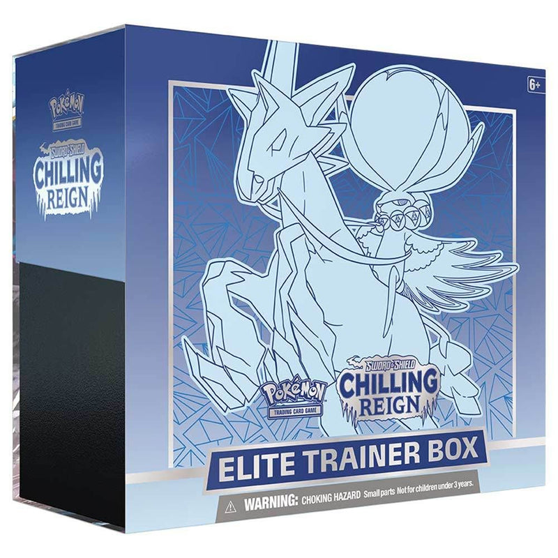 Pokemon TCG Sword and Shield Chilling Reign Elite Trainer Box - Ice Rider Calyrex