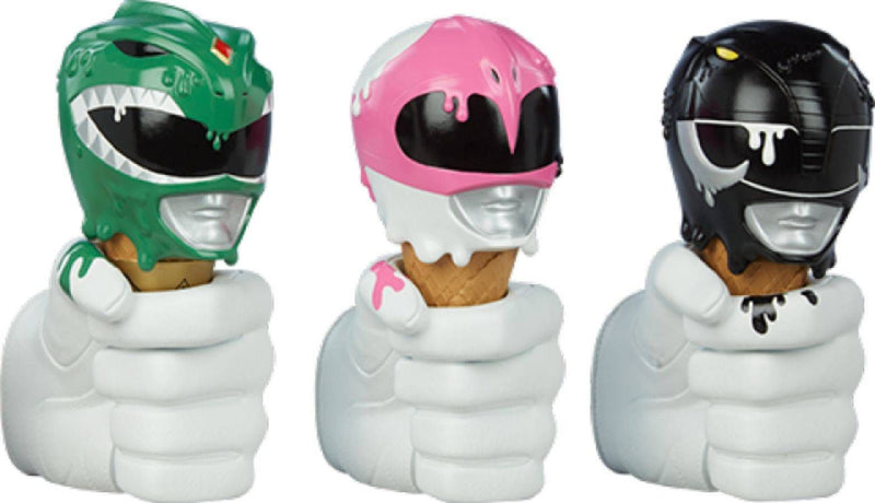 Power Rangers - Green, Black & Pink Scoops Set
