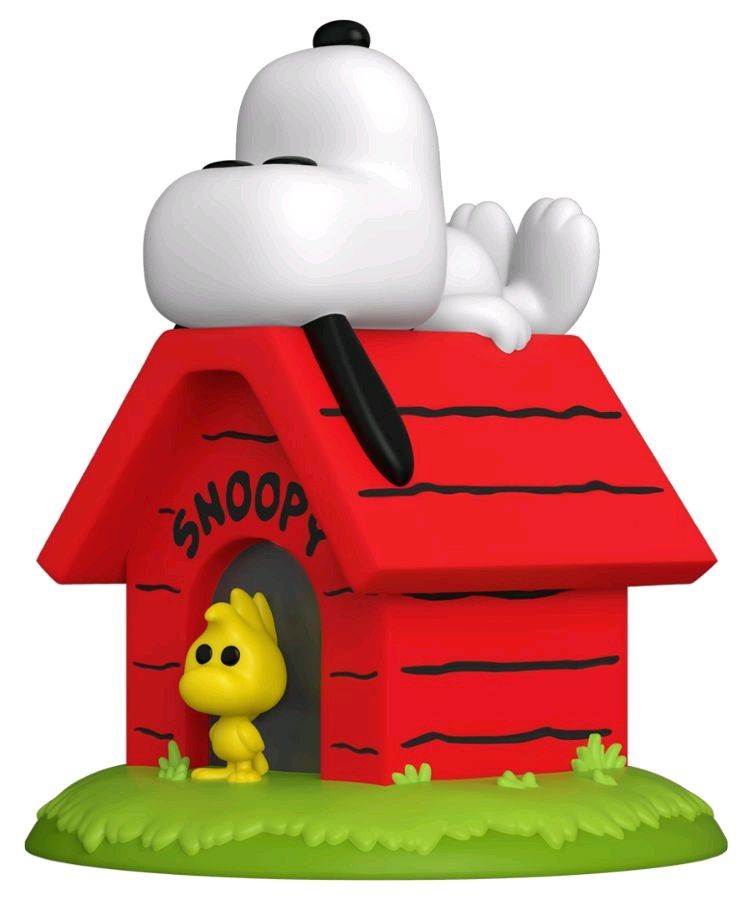 Peanuts - Snoopy on Doghouse Pop! Deluxe Figure