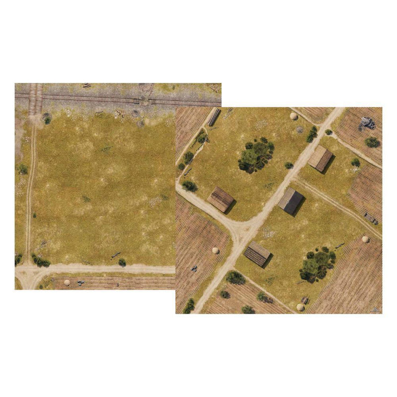 World of Tanks Miniatures Game Battle Mat (36x36 double sided neoprene map)