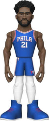 NBA: Philadelphia 76ers - Joel Embiid (Chance of Chase) 12in Vinyl Gold Figure