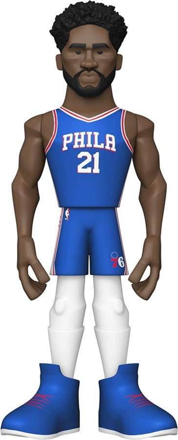 NBA: Philadelphia 76ers - Joel Embiid (Chance of Chase) 12in Vinyl Gold Figure