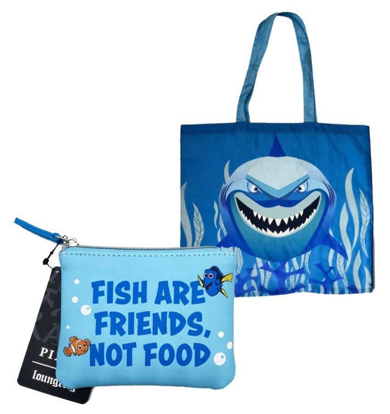Finding Nemo - Bruce Coin Pouch and Tote Bag 2-in-1 US Exclusive Set
