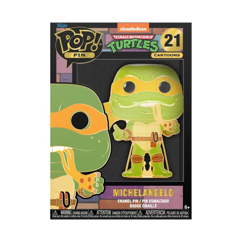 Teenage Mutant Ninja Turtles (TV 1987) - Michelangelo 4in Pop! Enamel Pin