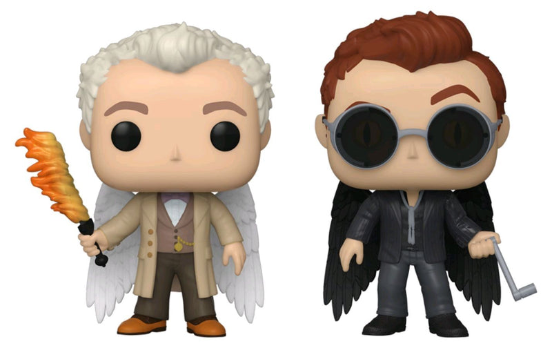 Good Omens - Aziraphale & Crowley with Wings (Specialty Series Exclusive) Pop! Vinyl Figure 2 Pack