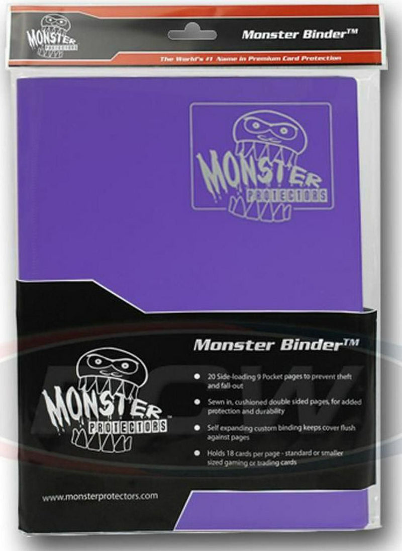 MONSTER 9-Pocket Folder Purple Matte