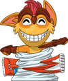 Youtooz: Crash Bandicoot - Spinning Crash Vinyl Figure