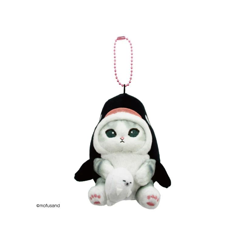 Mofusand: Rumble Plushie Keychain - Orca