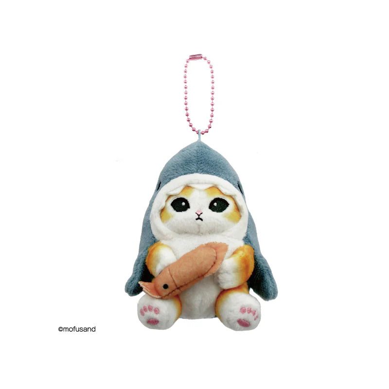 Mofusand: Rumble Plushie Keychain - Shark