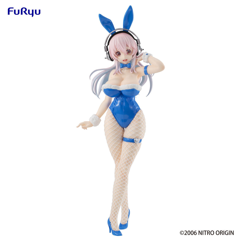 Super Sonico BiCute Bunnies Figure Super Sonico Blue Rabbit Version