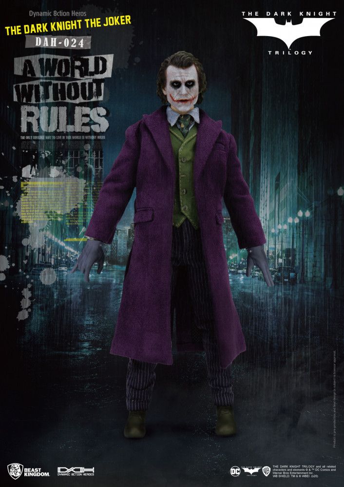 Beast Kingdom - Dynamic Action Heroes: Batman the Dark Knight the Joker Figure