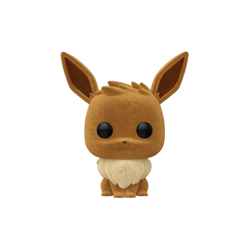 Pokemon - Eevee Flocked Pop! Vinyl Figure (WonderCon 2020 Exclusive)